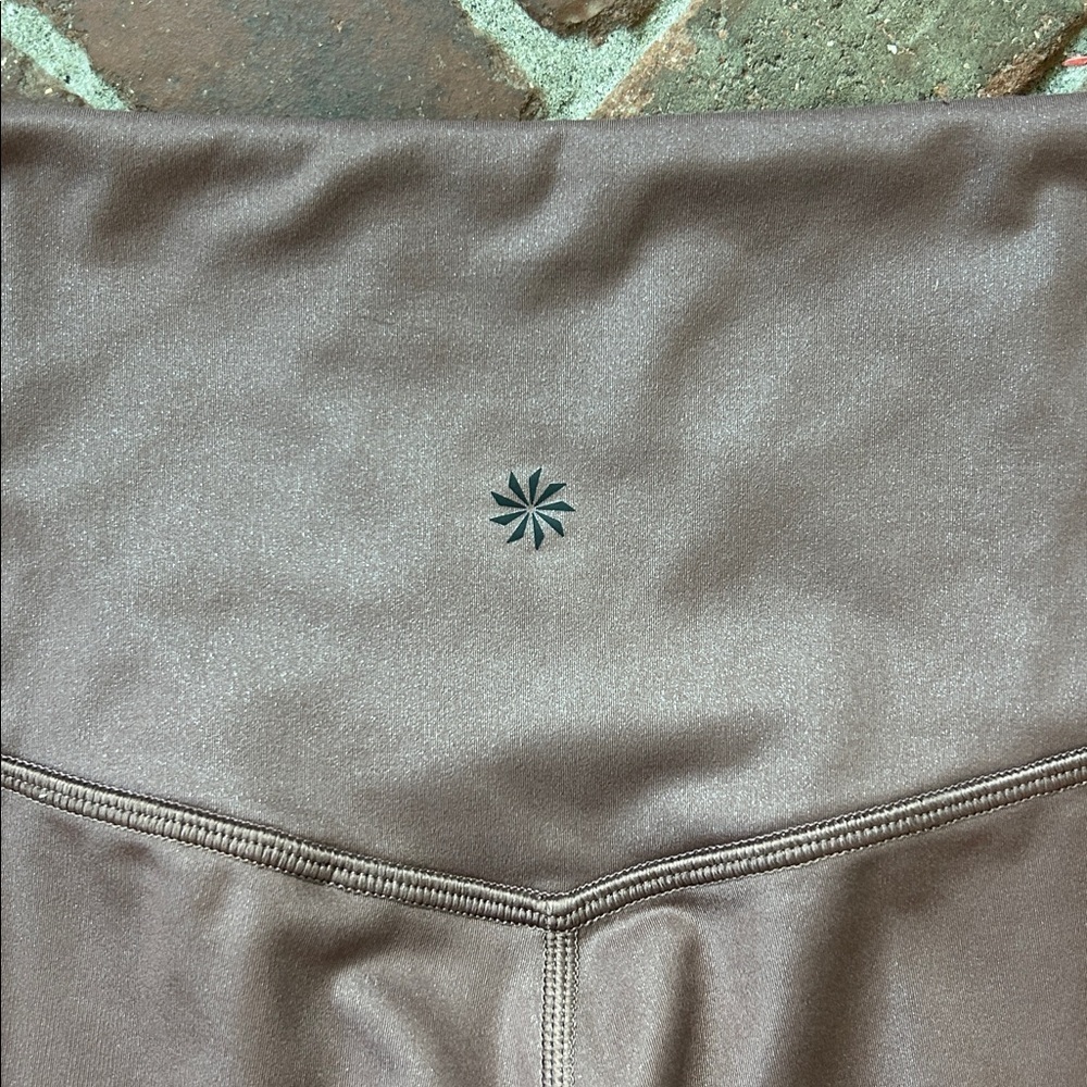 Athleta Inclination Moto Shimmer Tights - Picture 5 of 6